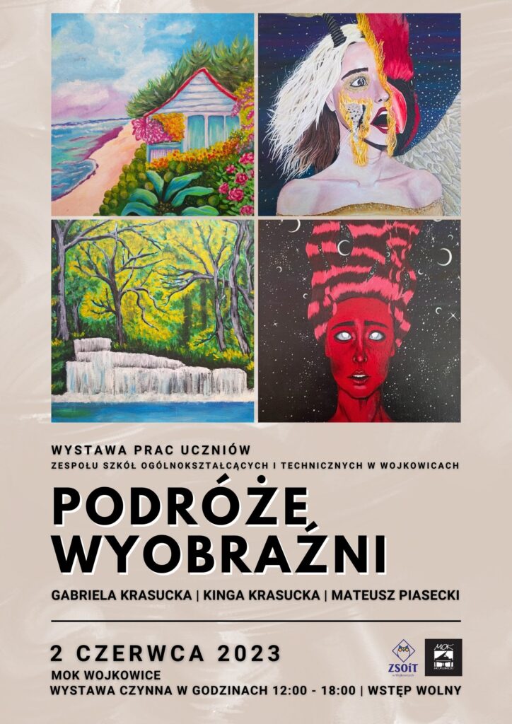 plakat - wystawa Podróże wyobraźni