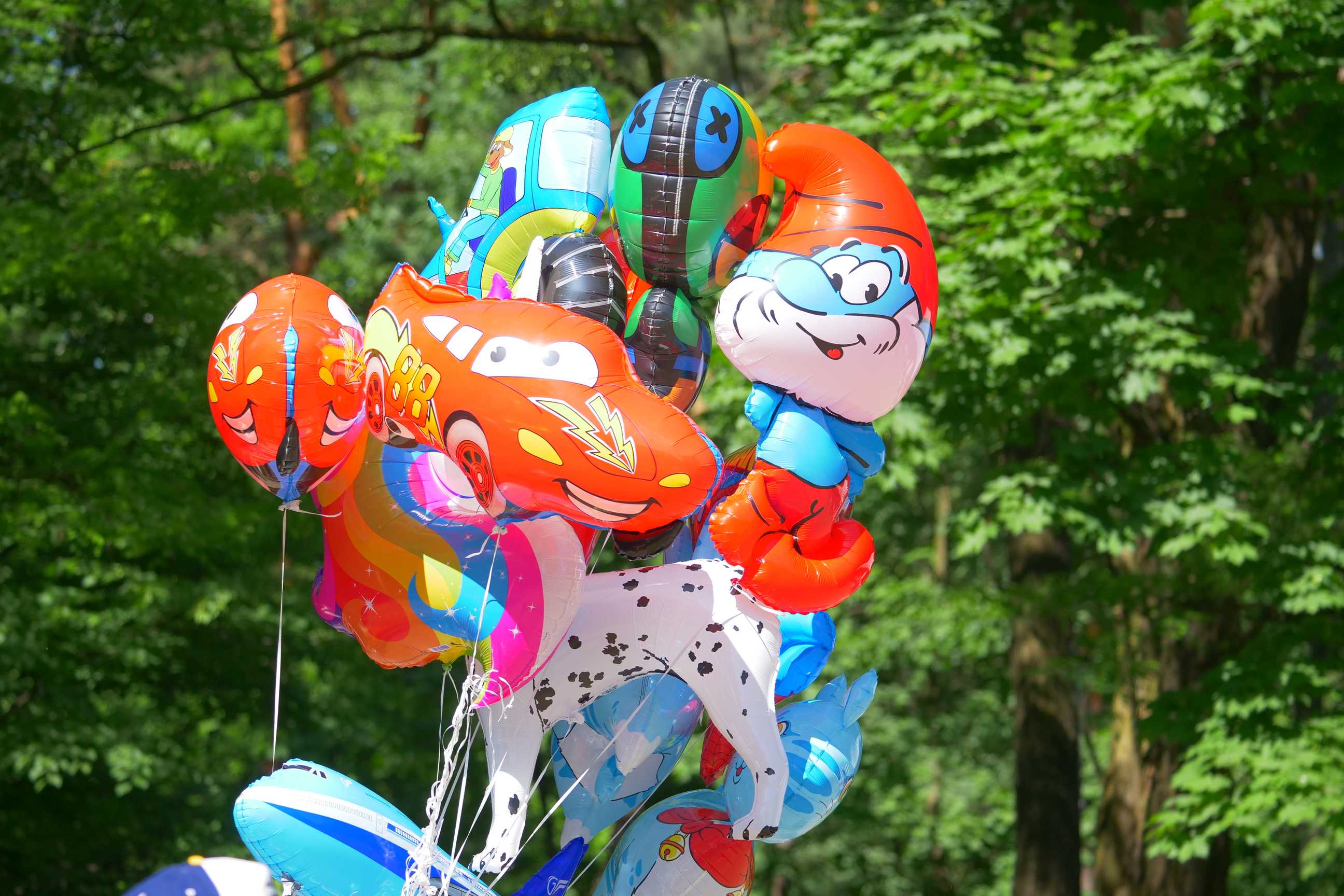 Balony na dniu dziecka w Parku Miejskim w Wojkowicach 3. czerwca 2023