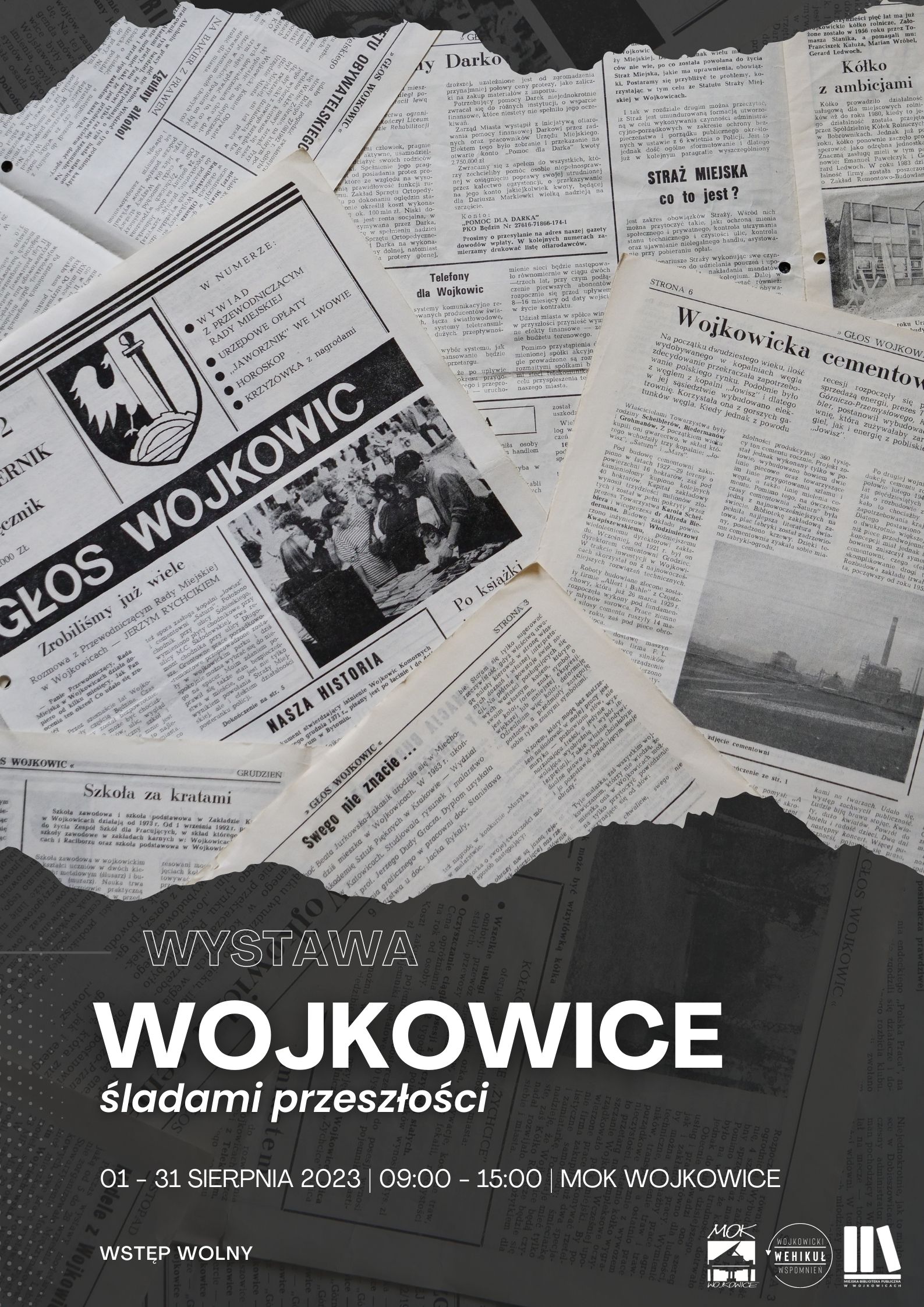 Wystawa | „Wojkowice śladami przeszłości” w Miejskim Ośrodku Kultury w Wojkowicach. Od 1 do 31 sierpnia 2023 w godzinach od 9:00 do 15:00