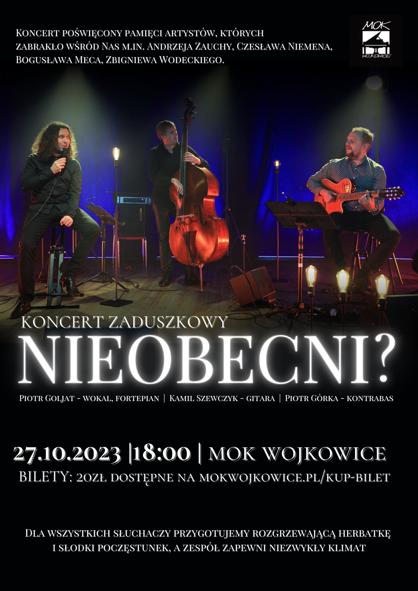 grafika prezentująca Koncert Nieobecni
