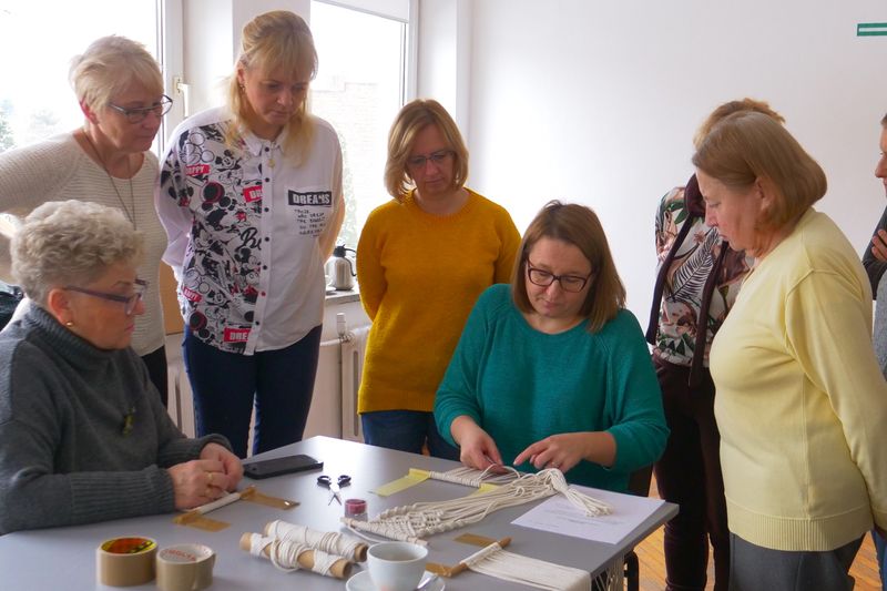Warsztaty z Makramy w Miejskim Ośrodku Kultury w Wojkowicach - 20.01.2024 1