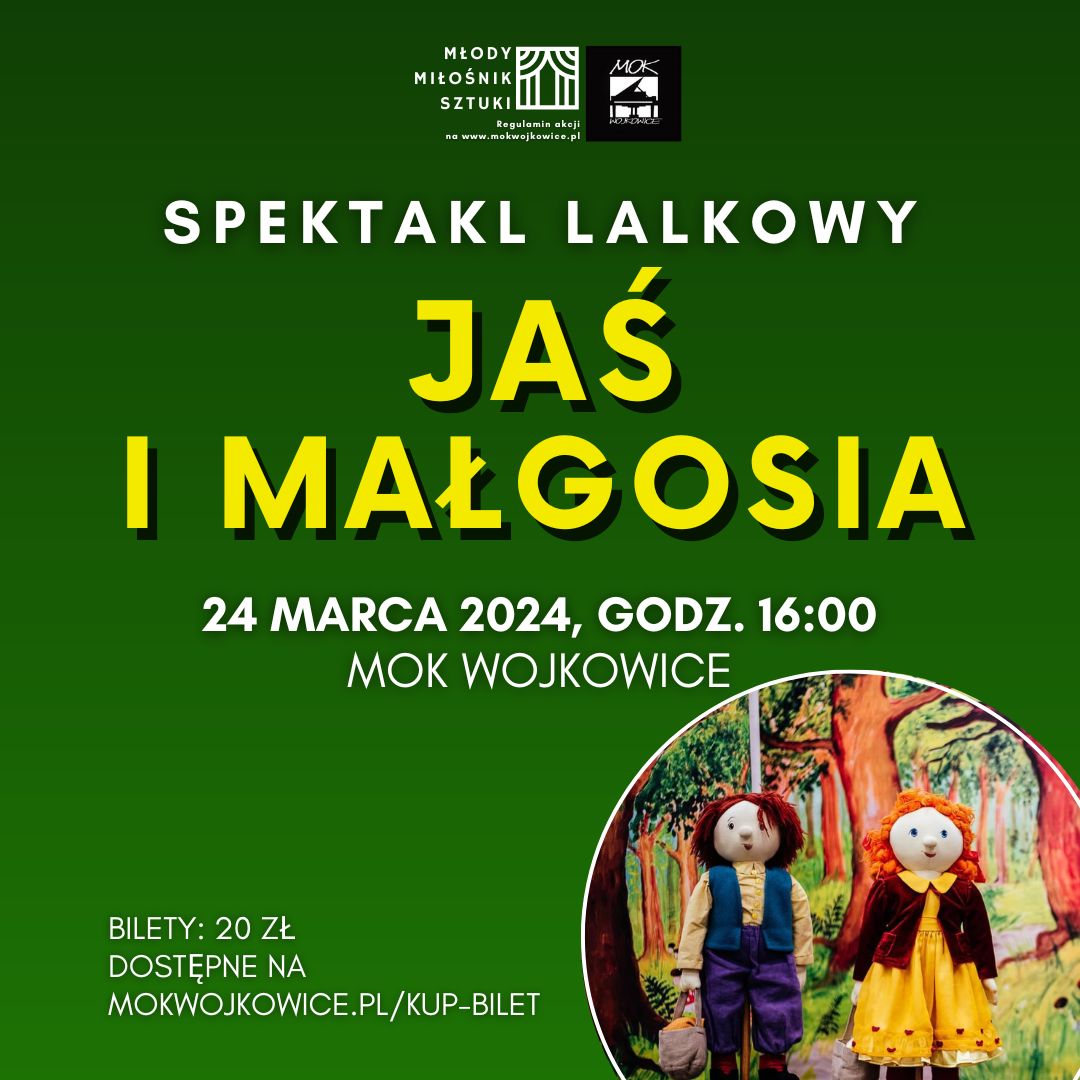 grafika - Jaś i Małgosia - spektakl dla dzieci